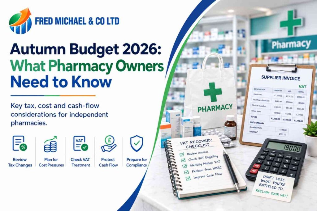 Autumn Budget 2026 Pharmacy